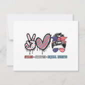 Funny US Flag Patriotic (Rückseite)