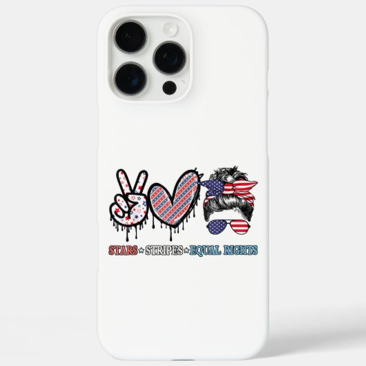 Funny US Flag Patriotic Case-Mate iPhone Hülle (Rückseite)