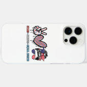 Funny US Flag Patriotic Case-Mate iPhone Hülle (Rückseite (Horizontal))
