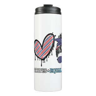 Funny US Flag Patriotic Thermosbecher