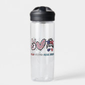Funny US Flag Patriotic Trinkflasche (Vorderseite)