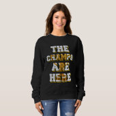 Funny USA Basketball Meisterschaft Die Champs sind Sweatshirt (Vorne ganz)