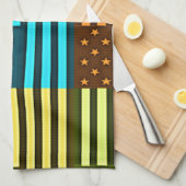 Funny USA Flag Küchentuch (Viertel Falte)