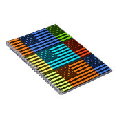 Funny USA Flag Notizblock (Rechte Seite)