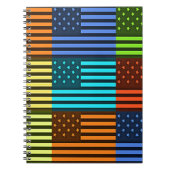 Funny USA Flag Notizblock (Vorderseite)