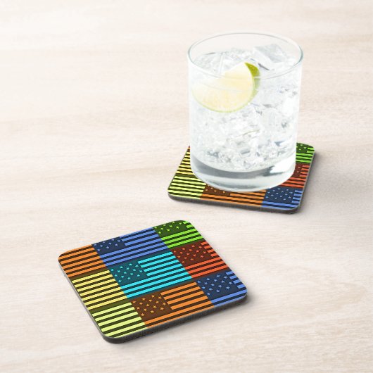 Funny USA Flag Untersetzer (Rechte Seite)