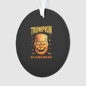 Funny Usa Pumpkin Trumpkin Make Halloween Great Ag Ornament (Vorderseite)