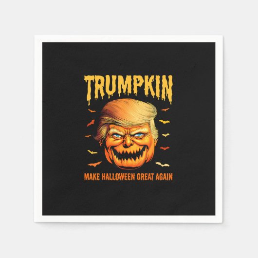 Funny Usa Pumpkin Trumpkin Make Halloween Great Ag Serviette (Vorderseite)