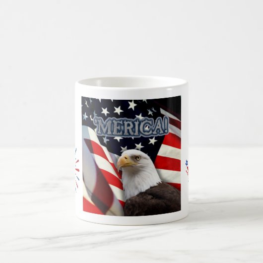 Funny USA Tasse 4. Juli/Unabhängigkeitstag (Mittel)