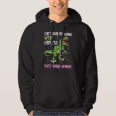 Funny Useless Arms T Rex Pianist Hoodie (Vorderseite)
