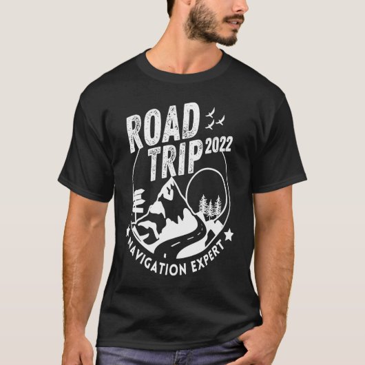 Funny Vacay Family Road Trip 2022 Navigation Exper T-Shirt (Vorderseite)