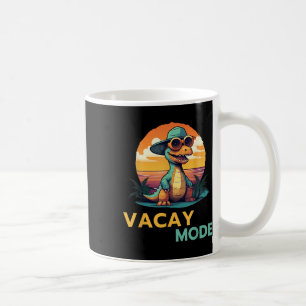 Funny Vacay Mode Niedlich Dinosaur Familienurlaub Kaffeetasse