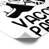 Funny Vaccine Prt Vaccination Fully Vaccinate  Poster (Ecke)