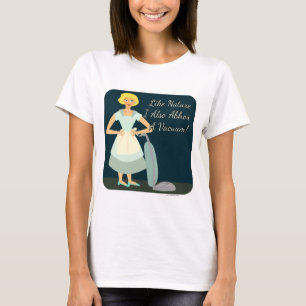 Funny Vacuum Chores Kitsch Retro Mama T-Shirt