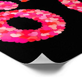 Funny Valentine 6 7 Meme Boy Six Seven Hearts Gen Poster (Ecke)