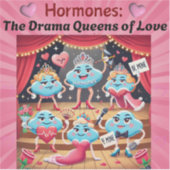 Funny Valentine Art Aufkleber (Vorderseite)