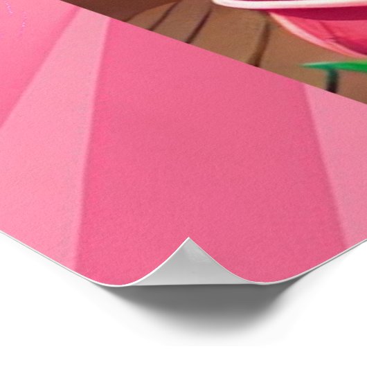 Funny Valentine Art Poster (Ecke)