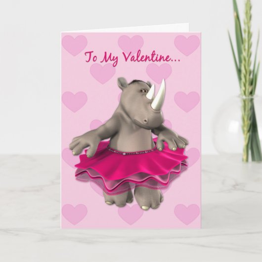 Funny Valentine Card Feiertagskarte (Vorderseite)