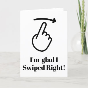 Funny Valentine Day Card Ich bin froh, dass ich ri Feiertagskarte