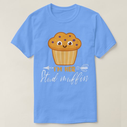 Funny Valentine Day Im Stud Muffin Matching T-Shirt (Design vorne)