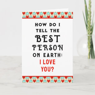 Funny Valentine Feiertagskarte