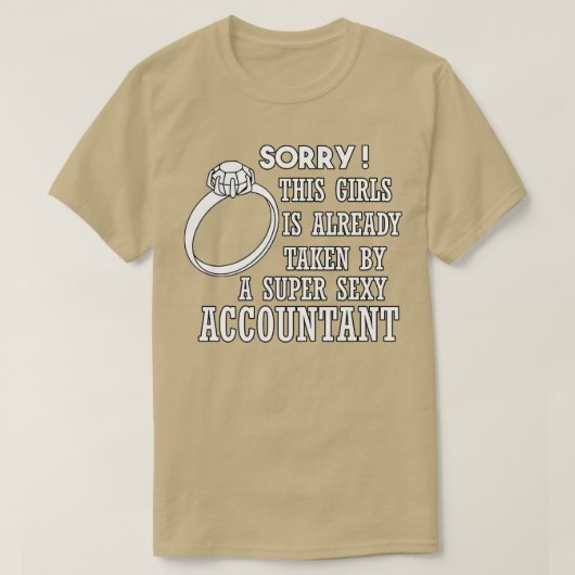 Funny Valentine Geschenk zu tragen für ACCOUNTANT  T-Shirt (Design vorne)