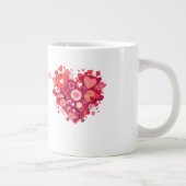 Funny Valentine Gift for Couple Jumbo-Tasse (Rechts)
