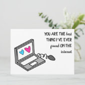 Funny Valentine Hearts Computer Ankündigung (Stehend Vorderseite)