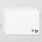 Funny Valentine Hearts Computer Ankündigung (Rückseite)