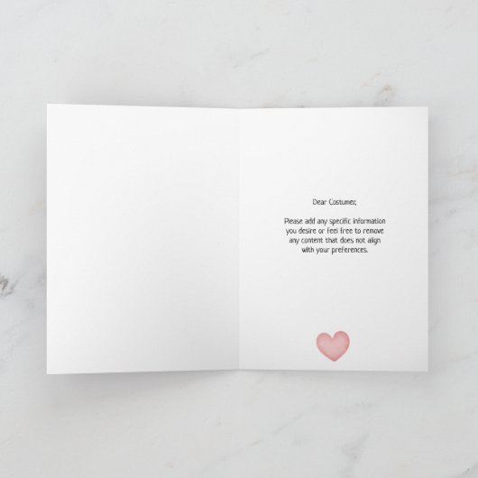 Funny Valentine ich bin mehr in Liebe mit dir Karte (Innenseite)