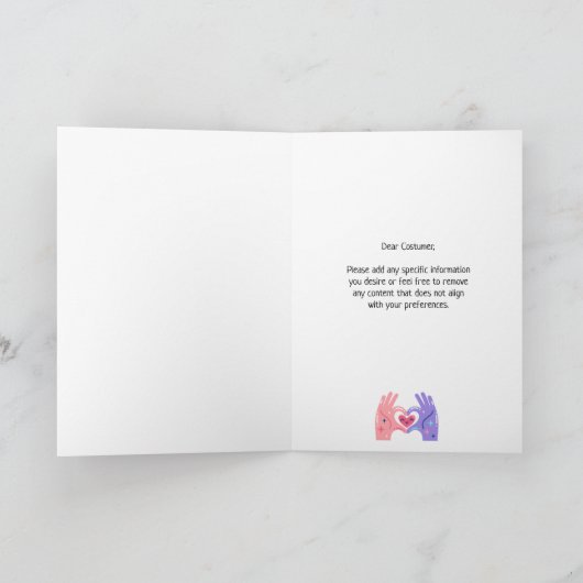 Funny Valentine ich bin Single in diesem Jahr gesc Karte (Innenseite)