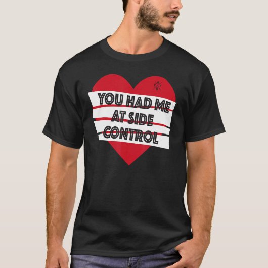 Funny Valentine Jiu Jitsu You Had Me At Side Contr T-Shirt (Vorderseite)