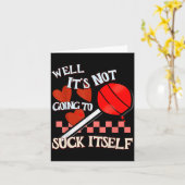 Funny Valentine Lollip Cheeky Rude Adult Humor Can Karte (Gelbe Blume)