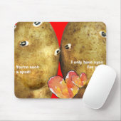 Funny Valentine Mousepad Potato Faces (Mit Mouse)
