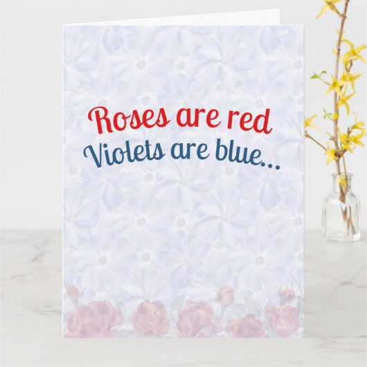 Funny Valentine Quotes Karte (Gelbe Blume)