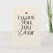 Funny Valentine’s Day Card for Husband or Partner Karte (Vorderseite)