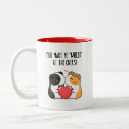 Funny Valentine’s Day Guinea Pig Mug, Zweifarbige Tasse