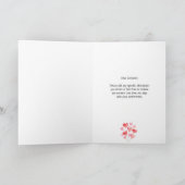 Funny Valentine, so seltsam ich auch klatschte Karte (Innenseite)