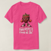 Funny Valentine Strawberry will du mir ein Stück T-Shirt (Design vorne)