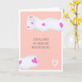 Funny valentine Toilettenwalze 3 Fotos Collage Karte (Gelbe Blume)