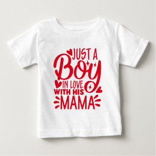 Funny Valentine Typografie Baby T-shirt