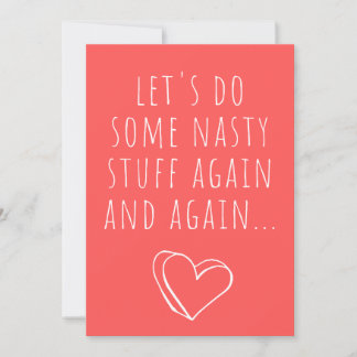 Funny Valentines Card - Lass uns ein paar eklige S Einladung