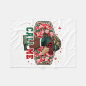 Funny Valentine's Day Boy Duck Hunting Call Me Tod Fleecedecke (Vorderseite (Horizontal))