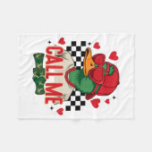Funny Valentine's Day Boy Duck Hunting Call Me Tod Fleecedecke (Vorderseite (Horizontal))