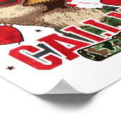 Funny Valentine's Day Boy Duck Hunting Call Me Tod Poster (Ecke)