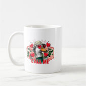 Funny Valentines Day Call Me Duck Hunting Men Wome Kaffeetasse (Links)