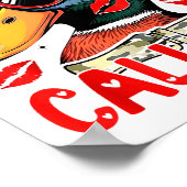 Funny Valentines Day Call Me Duck Hunting Men Wome Poster (Ecke)