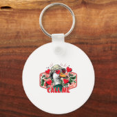 Funny Valentines Day Call Me Duck Hunting Men Wome Schlüsselanhänger (Vorderseite)