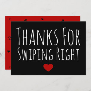 Funny Valentine's Day Card Danke für die schnelle  Feiertagskarte