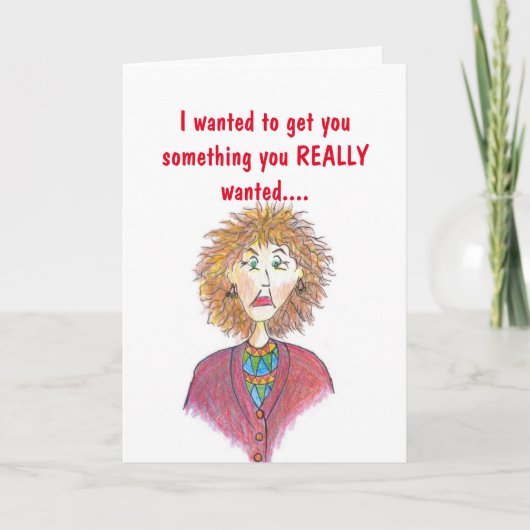 FUNNY VALENTINE'S DAY CARD KARTE (Vorderseite)